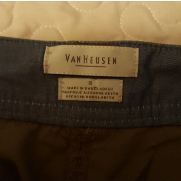 VAN HEUSEN Mid Rise Utility Khaki Cropped Pants - Picture 4 of 10